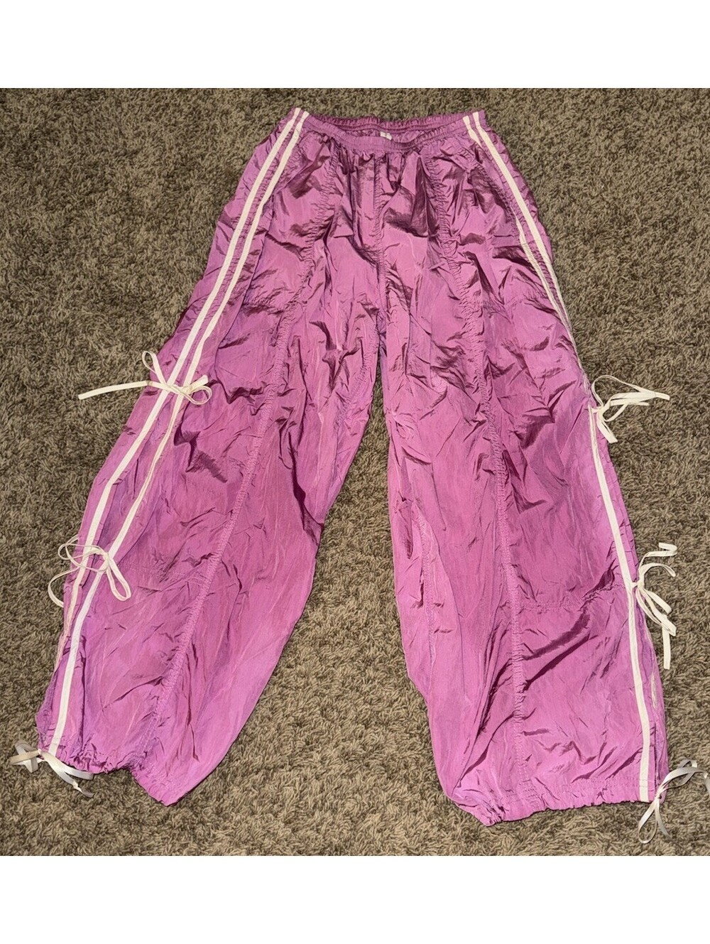 NEW Anthropologie The Bowline Parachute Pants by Daily Practice XS Lilac NWT